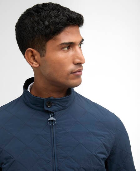 Tyneside Quilted Jacket Navy