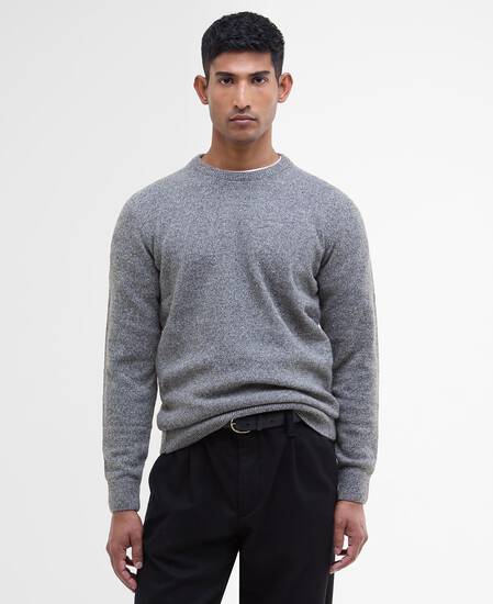 Essential Tisbury Crew-Neck Jumper Classic Grey