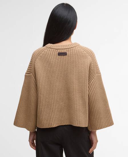 Lilian Crew-Neck Jumper Military Brown
