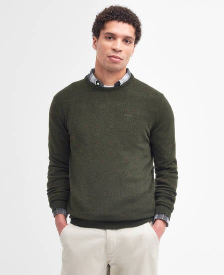 Essential Crew Neck Jumper Seaweed