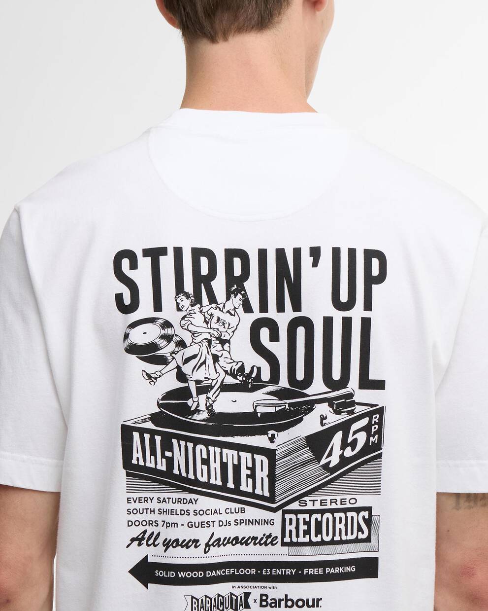 Barbour x Baracuta T-Shirt All Nighter Oversized