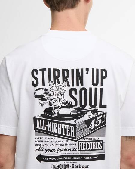 Barbour x Baracuta All Nighter Oversized T-Shirt White