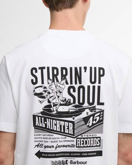 Barbour x Baracuta All Nighter Oversized T-Shirt White