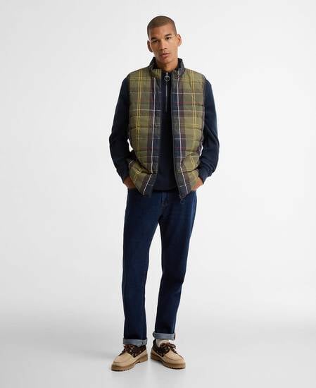 Piumino smanicato reversibile in tartan Classic Tartan