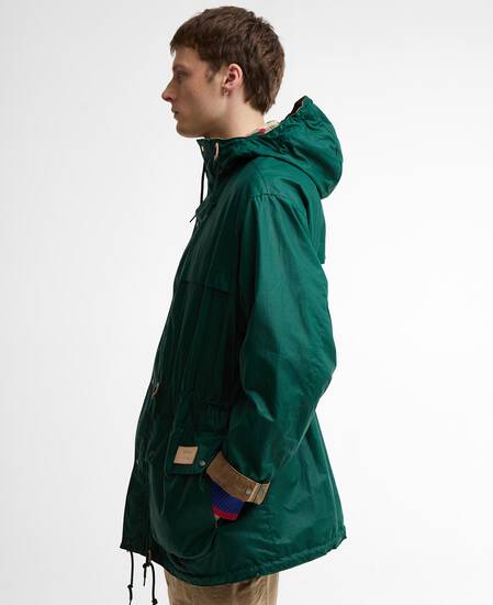 Giacca cerata Durham Paul Smith Loves Barbour Rich Green