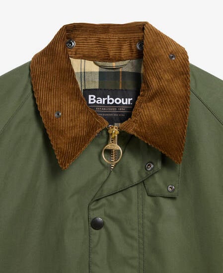 Transport Waxed Jacket Light Moss