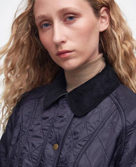 Beadnell Polarquilt Jacket Navy-Navy