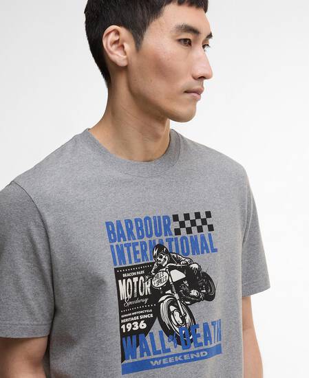 T-shirt con stampa Weekender Anthracite Marl