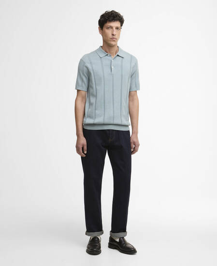 Polo in maglia Wellburn Slate