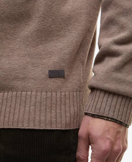 Kelson Crew Neck Jumper Stone