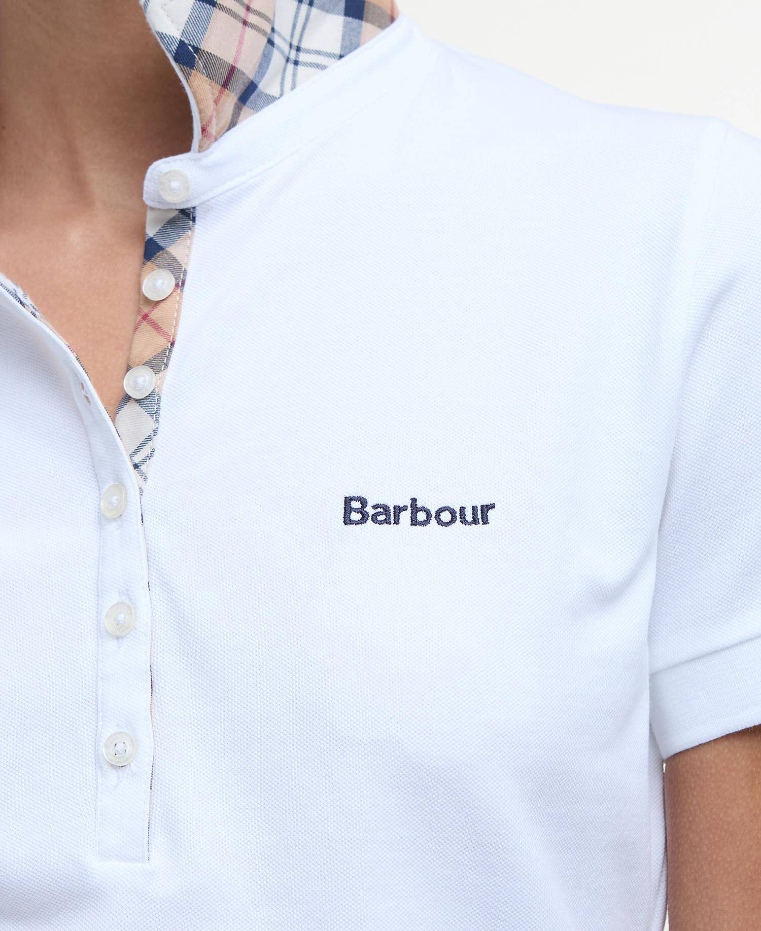 Portsdown Polo Shirt White/Hessian image number 4