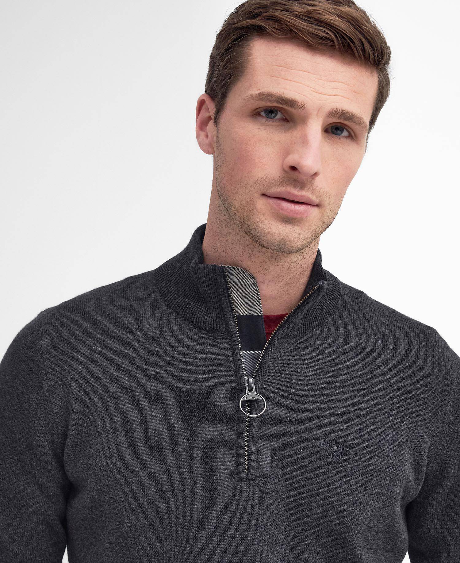 Cotton Half-Zip Jumper image number 3