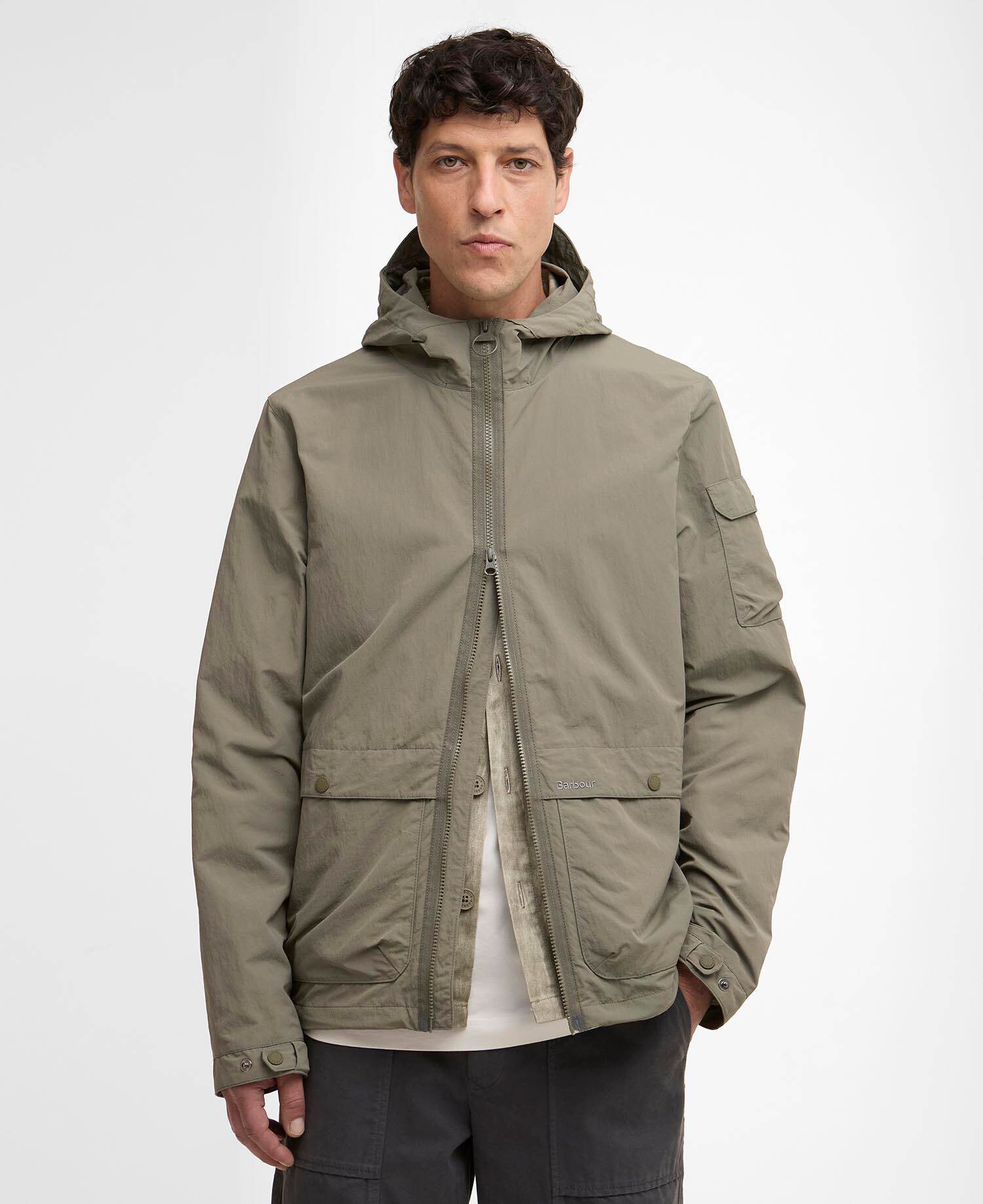 Re-Engineered Argyll Showerproof Jacket Smokey Olive image number 0