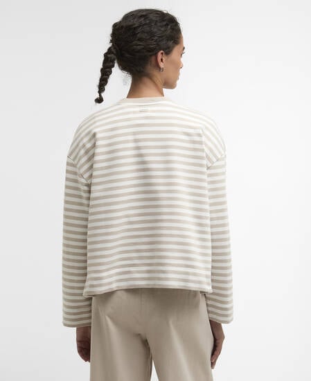 Felpa Gabby con motivo a righe Mist Stripe