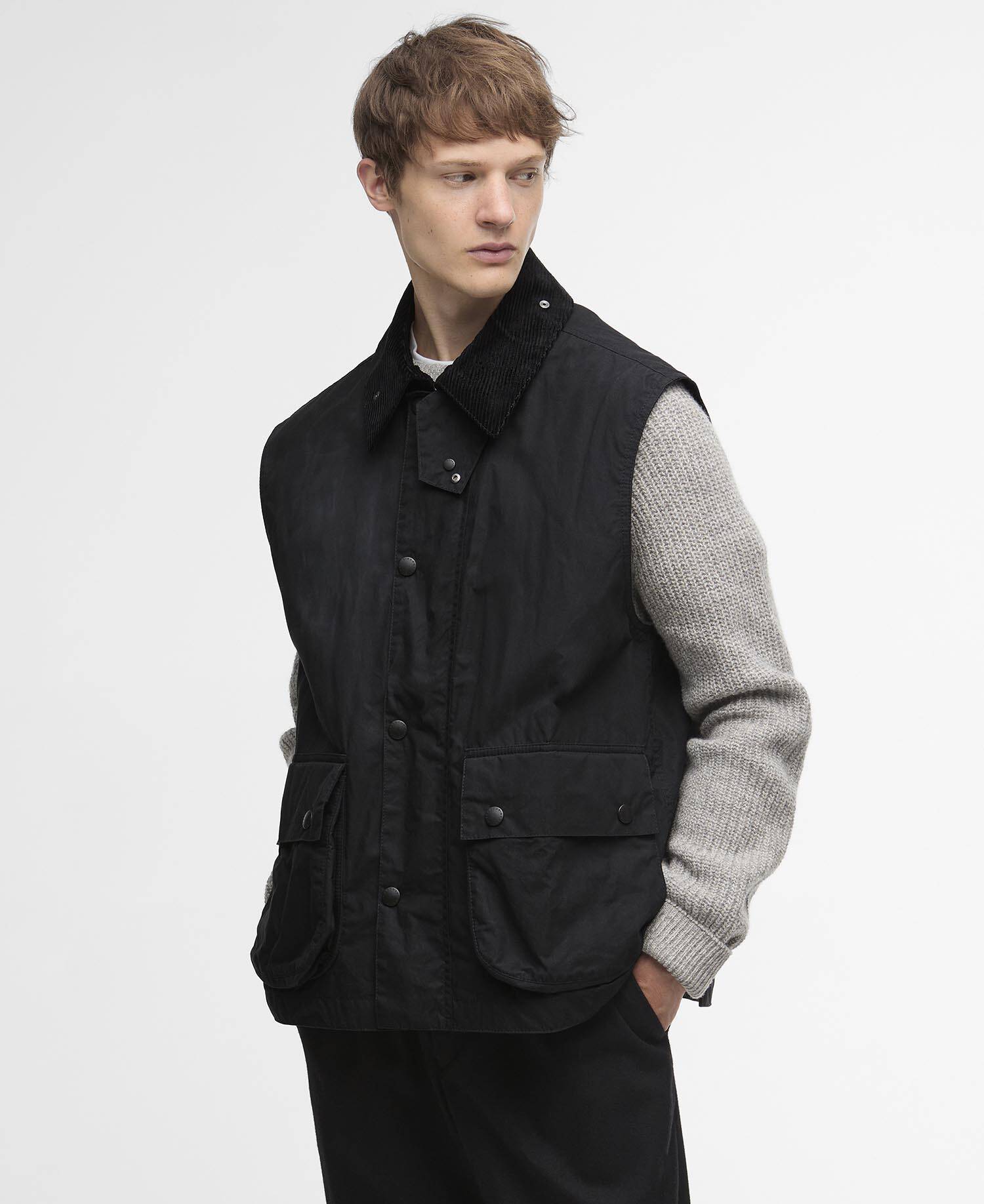 Gilet casual Bedale Barbour x Margaret Howell Black image number 0