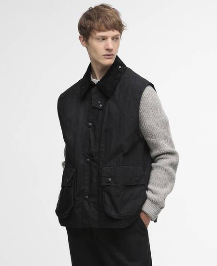 Barbour for Margaret Howell Bedale Casual Gilet Black