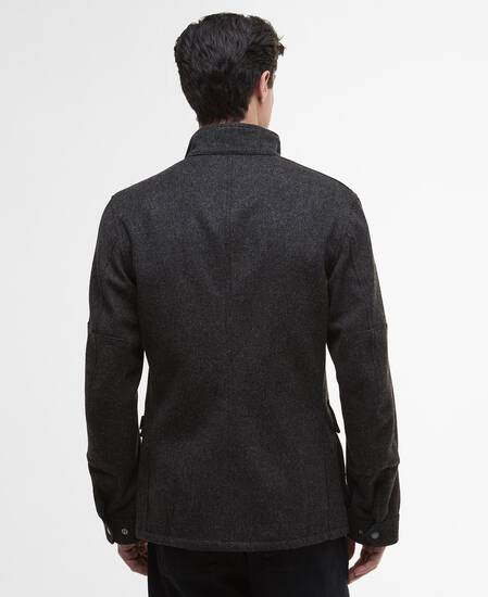 Duke Wool Jacket Charcoal Marl
