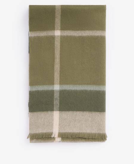 Rosefield Tartan Scarf Ancient Loden