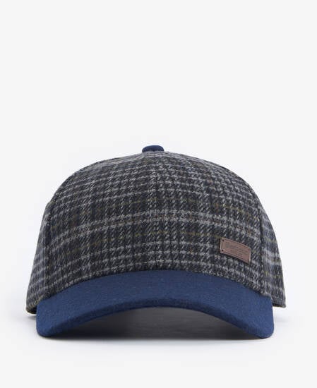 Clyde Sports Cap Navy-Grey Plaid Clyde Sports Cap Navy-Grey Plaid