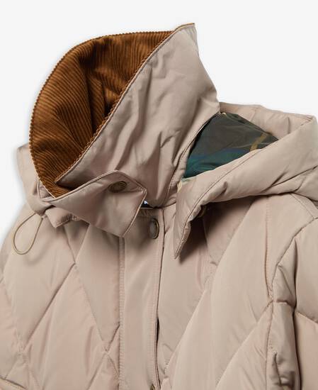 Yasmin Down Puffer Jacket Light Trench