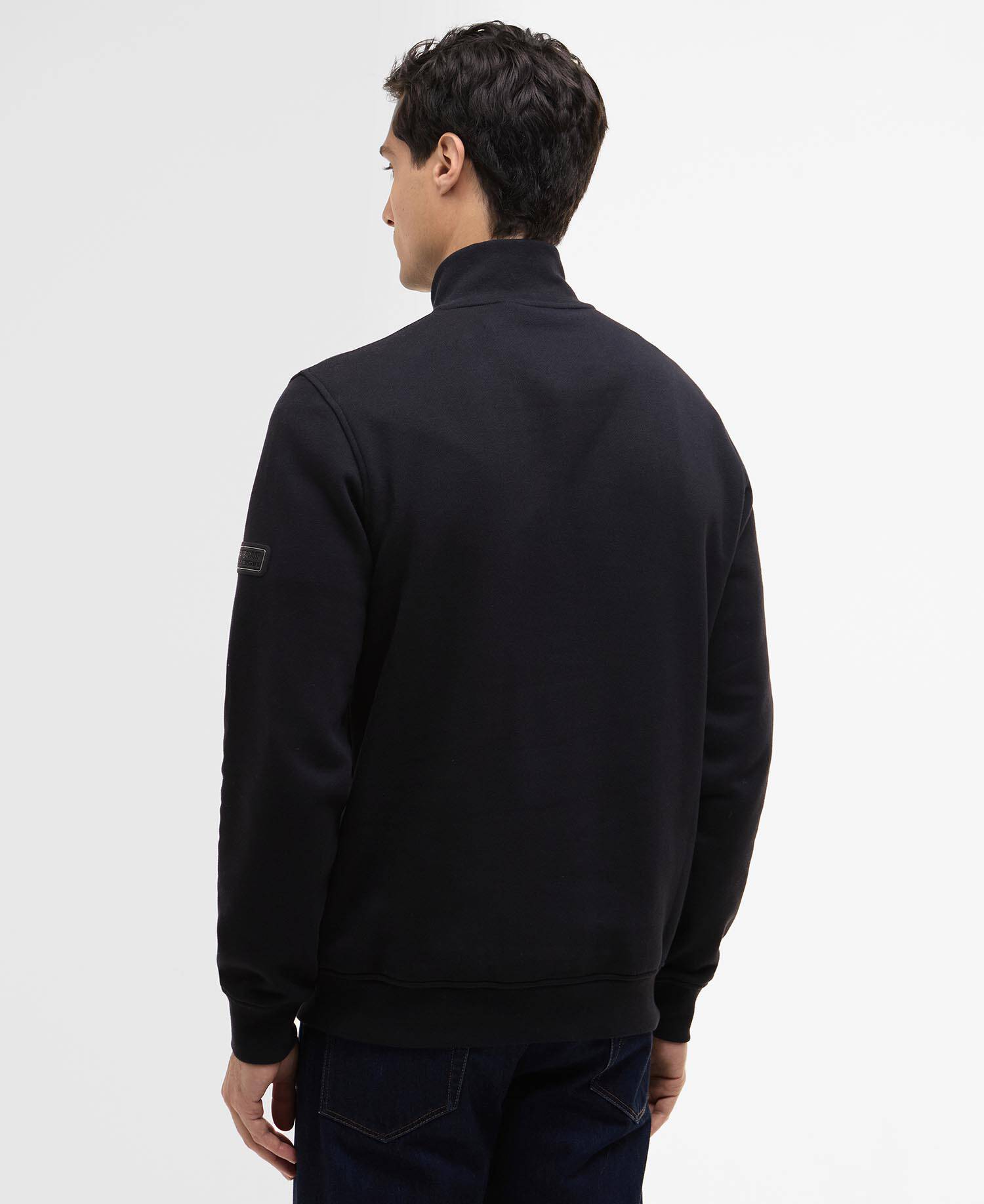 Rufforth Quarter-Zip Sweatshirt Black image number 2