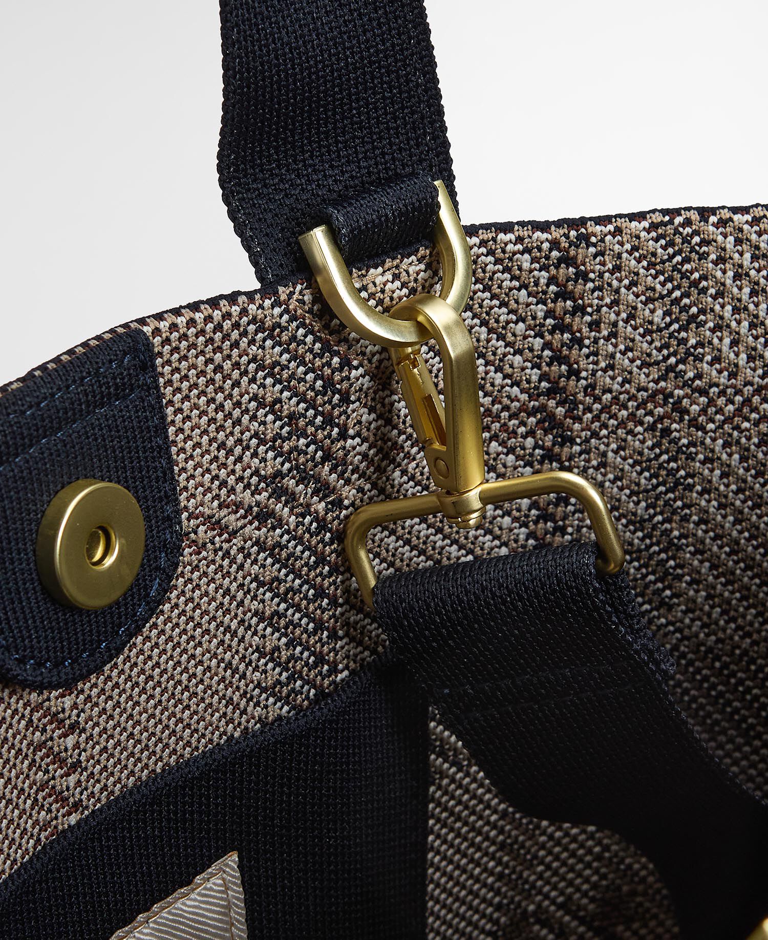 Layla Tartan Mini Tote Bag Rosewood Tartan