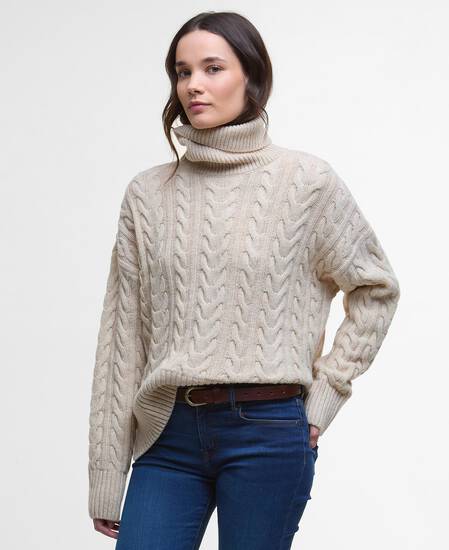 Maglione Embleton a collo alto con risvolto Birch