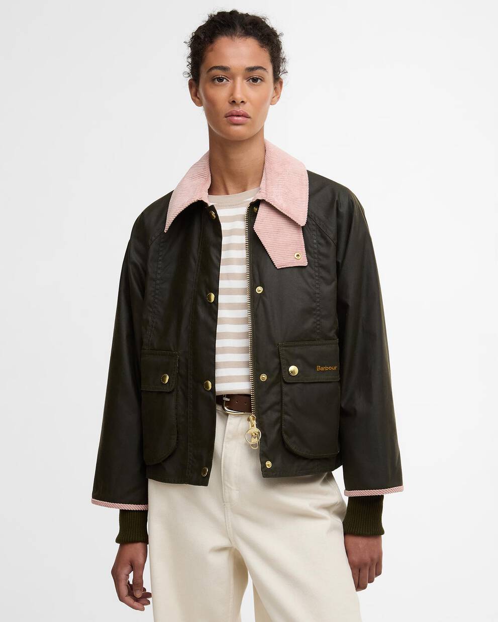Cropped Beadnell Waxed Jacket