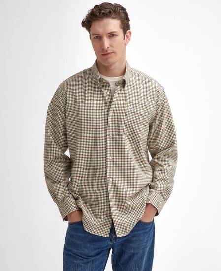 Henderson Thermo Weave Long-Sleeved Shirt Ecru