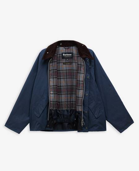 Transport Waxed Jacket Washed Cobalt