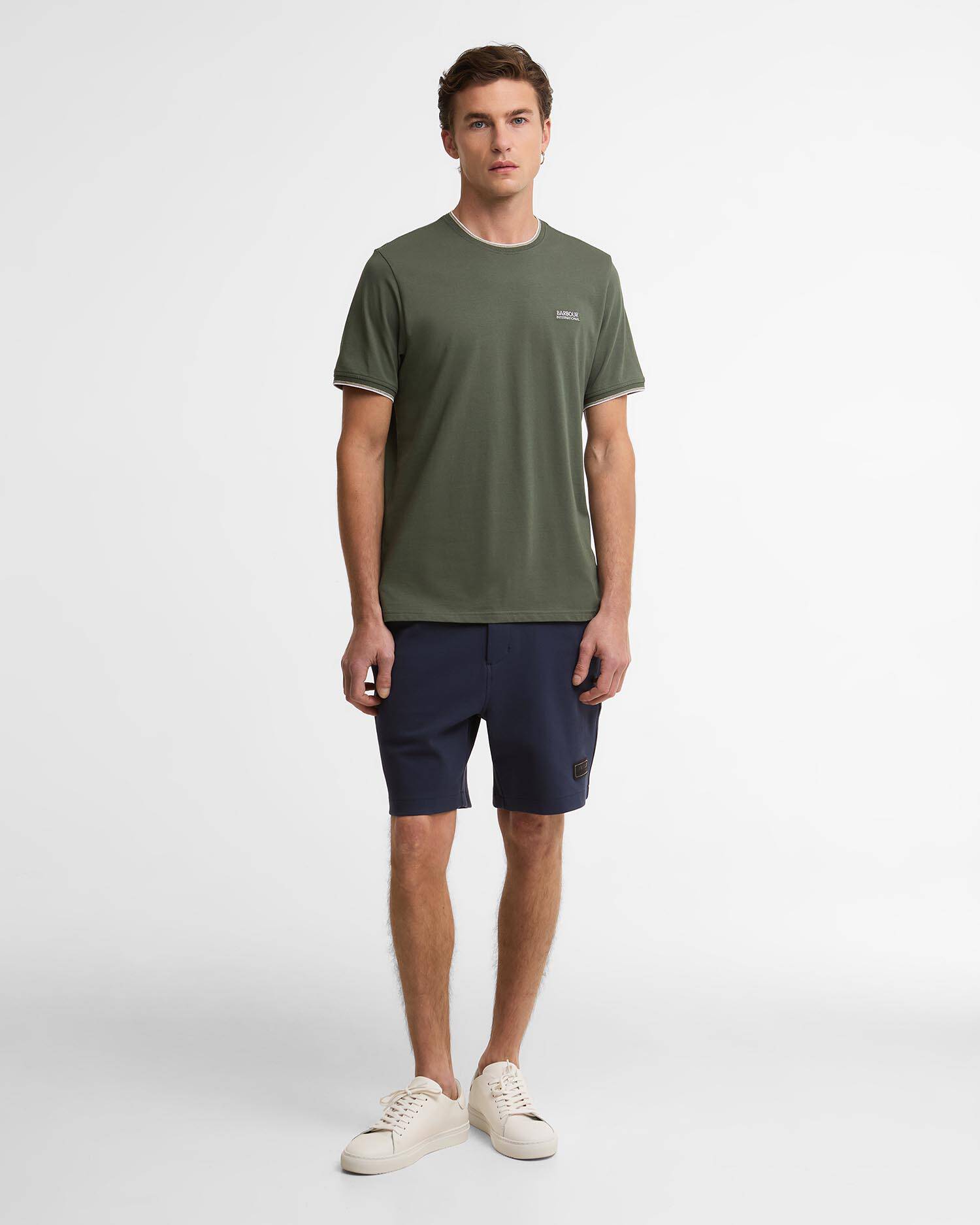 Ashmann Tipped T-Shirt Thyme image number 1