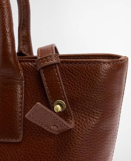 Birch Leather Tote Bag Brown