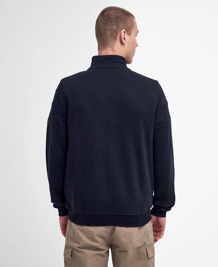 Outline Half-Zip Sweatshirt Classic Black