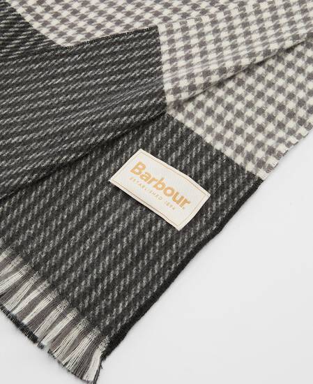 Sciarpa Melody con motivo a scacchi Charcoal Sciarpa Melody con motivo a scacchi Charcoal