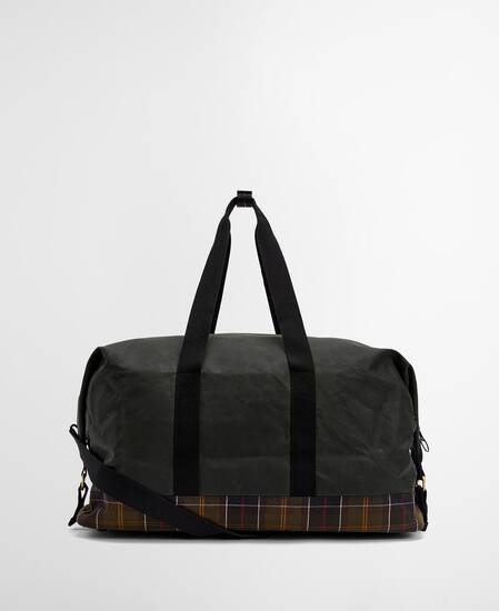 Borsone da viaggio Field in tessuto cerato Sage/Classic