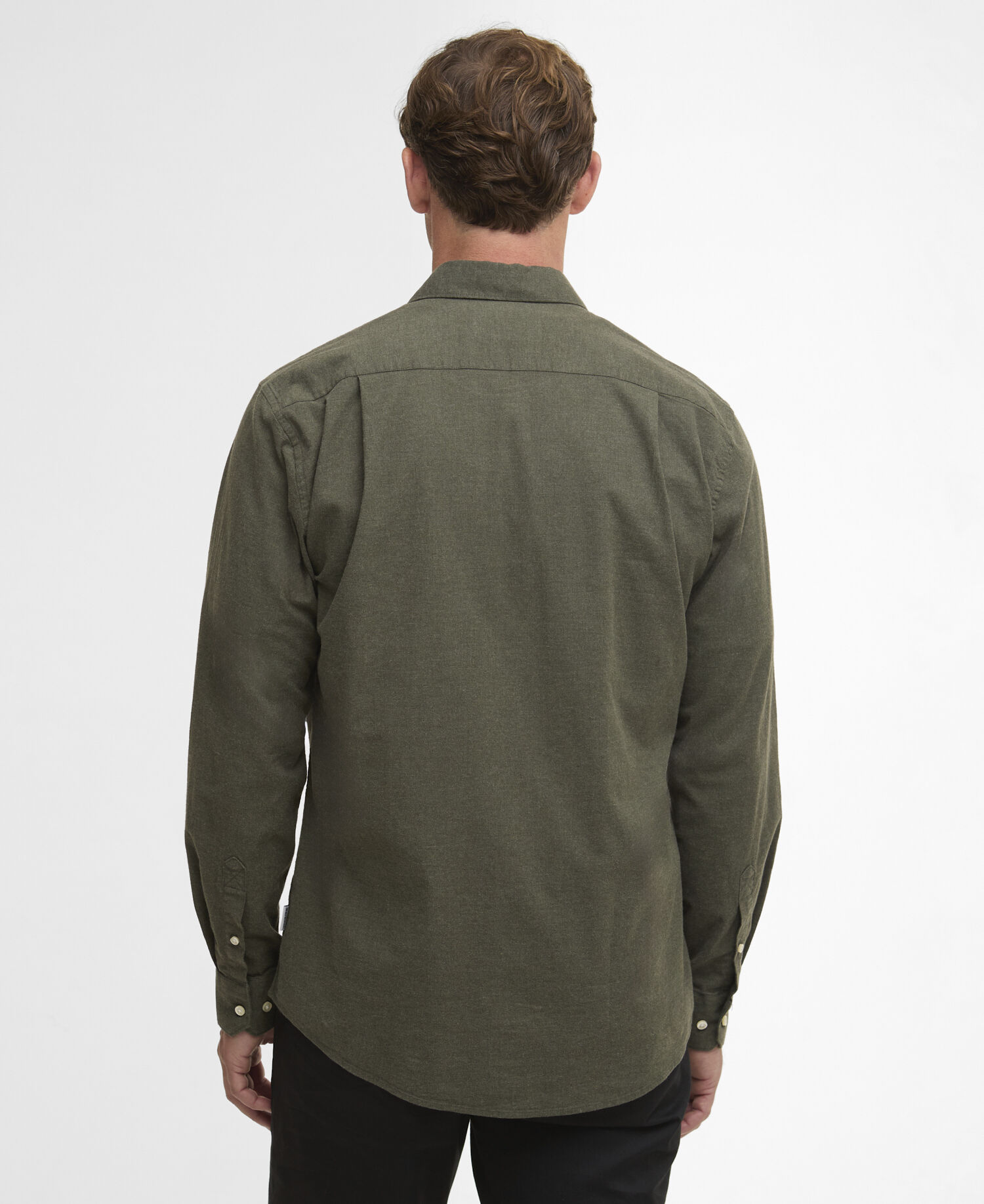 Camicia Aukside dalla vestibilit&agrave; regular Olive Marl