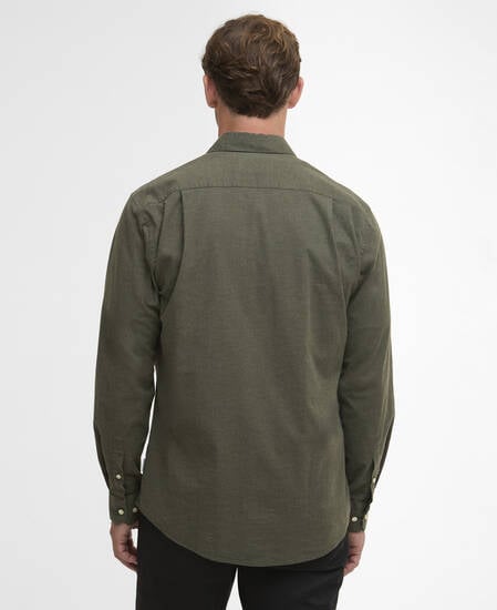 Aukside Regular Shirt Olive Marl