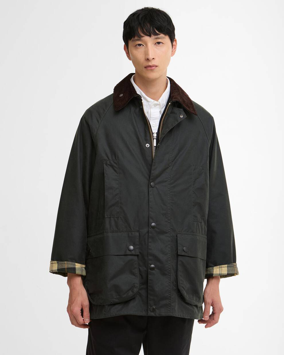 Oversized Beaufort Waxed Jacket