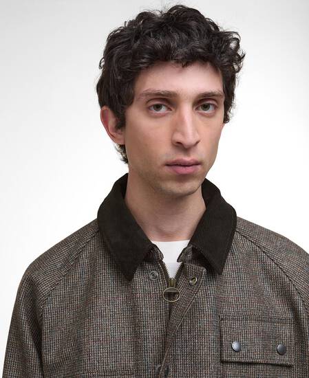 Wolljacke Editor Olive Check