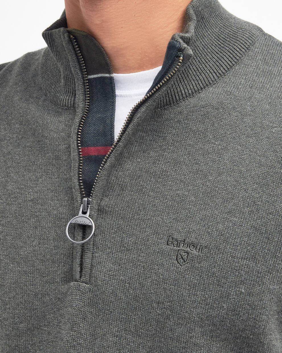 Cotton Half-Zip Jumper