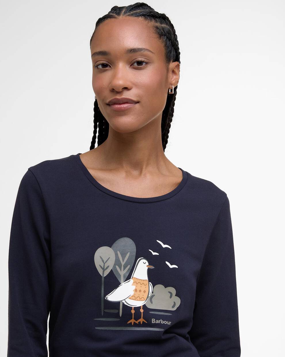 T-shirt Lossie a maniche lunghe