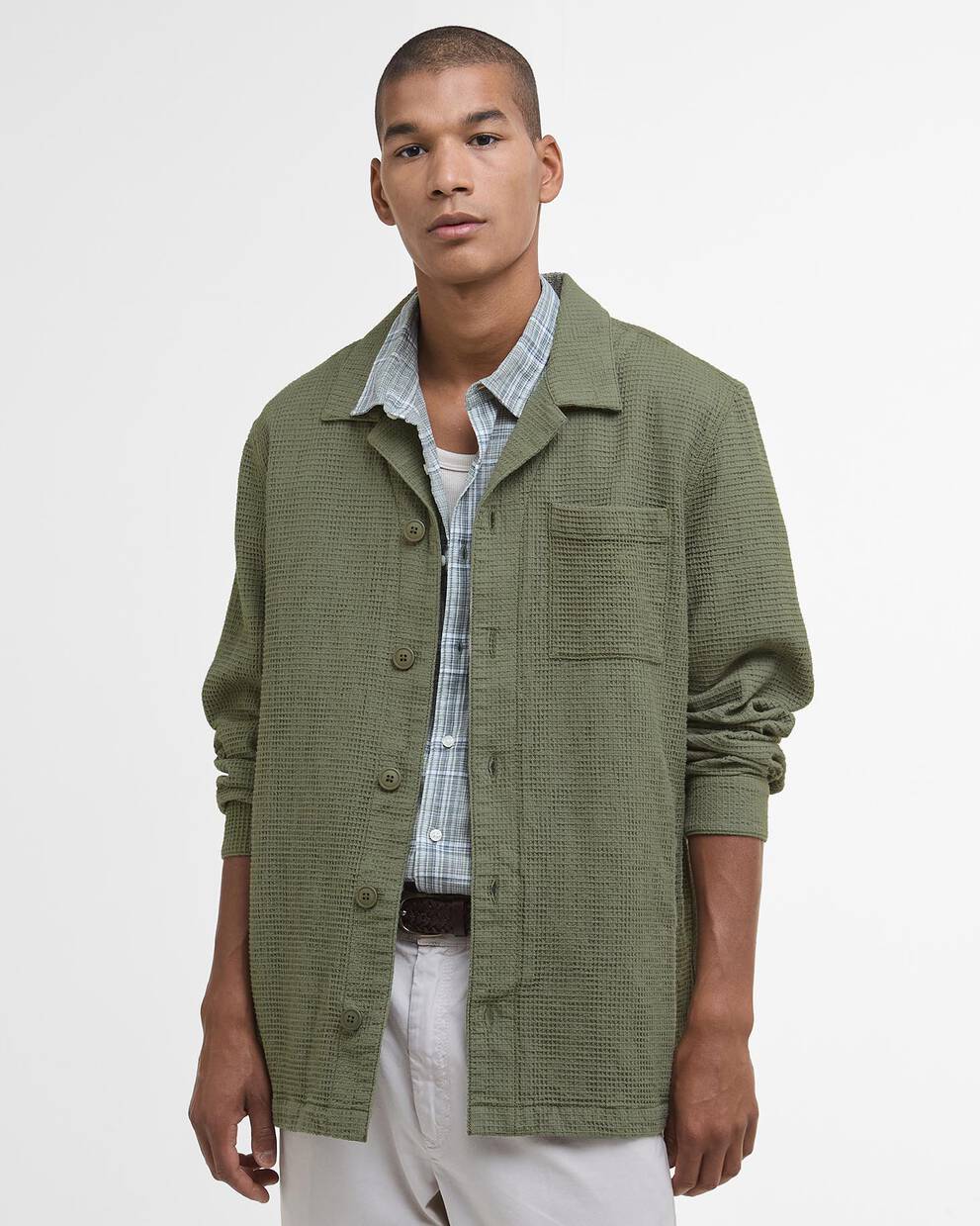 Overshirt Sandwood a nido d’ape