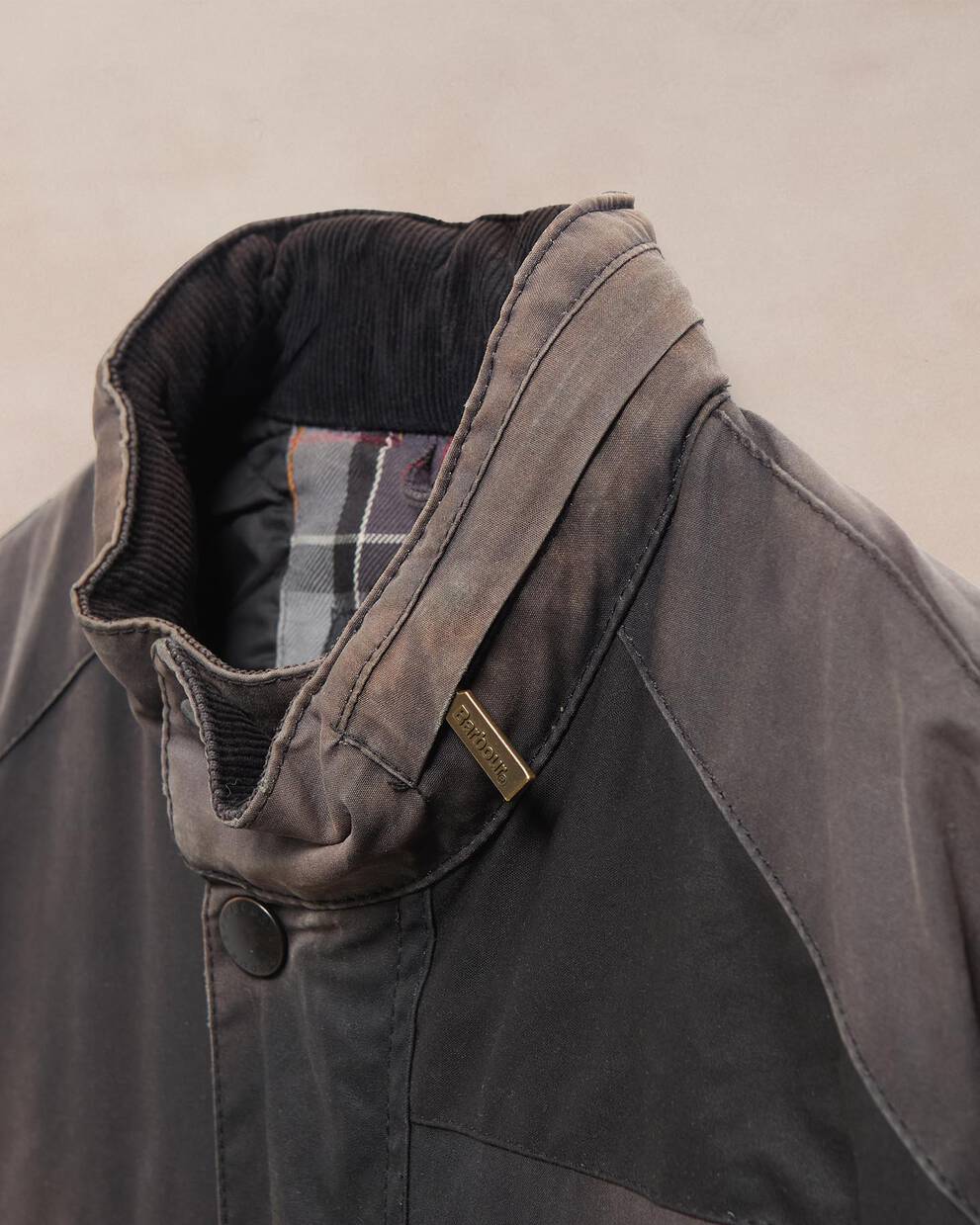 Barbour Re-loved Men's Corbridge Waxed Jacket - Size S