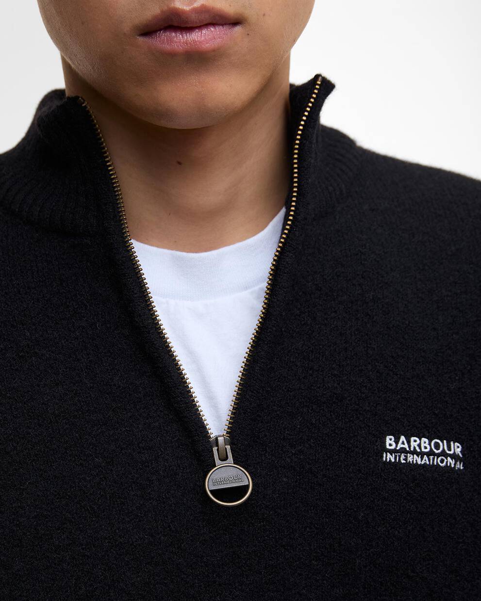 Maglione Hutchy con zip corta