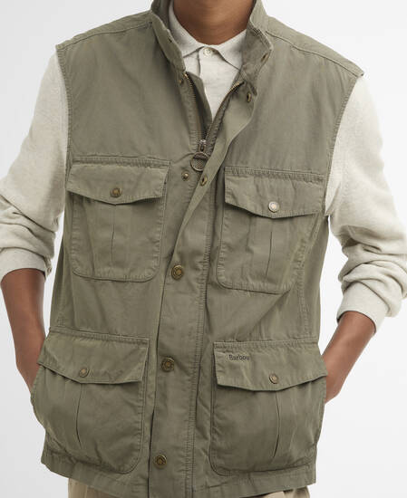 Casual Corbridge Gilet Dusty Olive