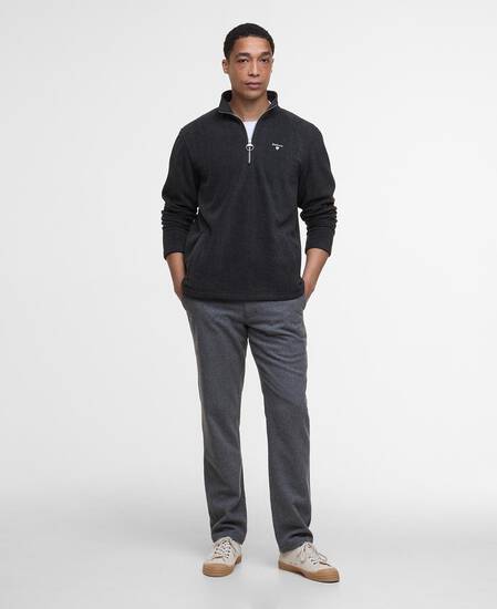 Essentials Half-Zip Fleece Charcoal Marl