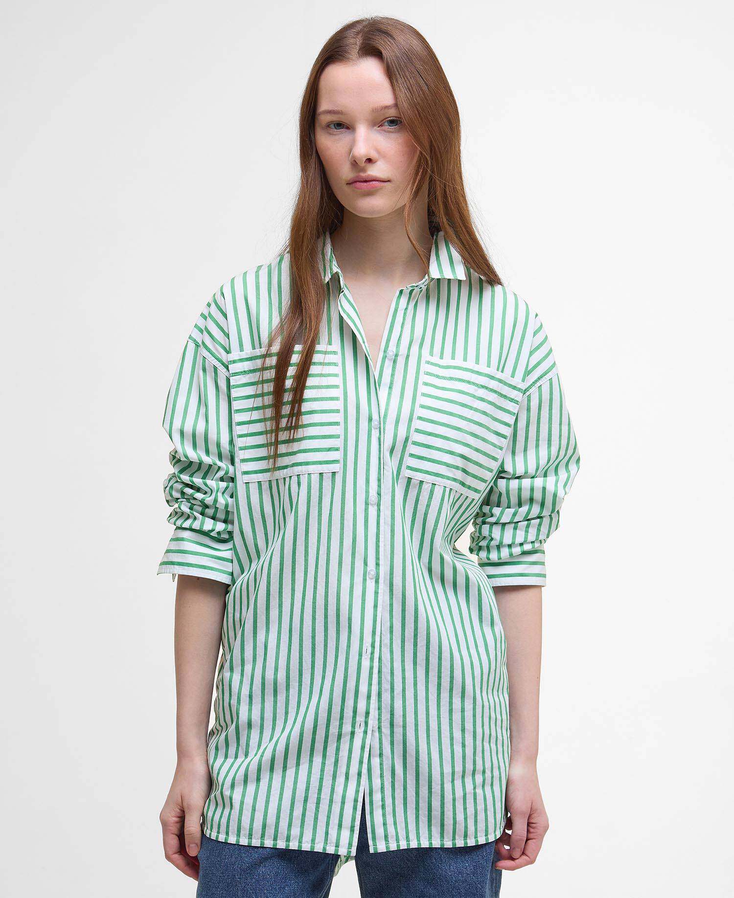 Nicola Striped Relaxed Long-Sleeved Shirt image number 0