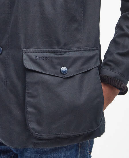 Ogston Waxed Jacket Classic Navy