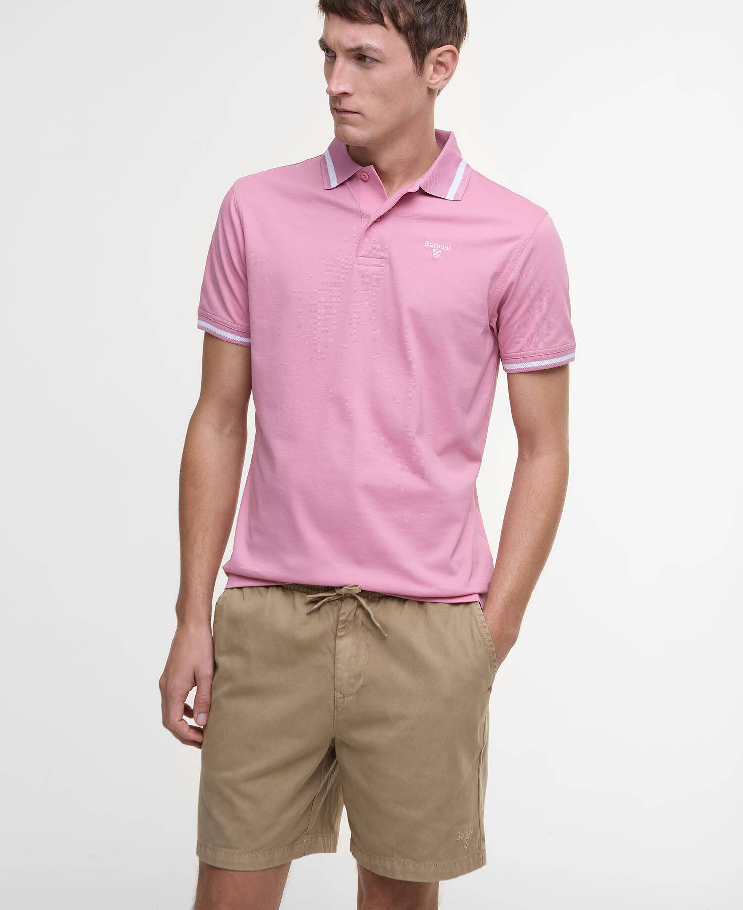 Washed Oxford Relaxed Shorts image number 3