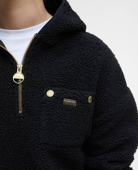 Lola Fleece Hoodie Black